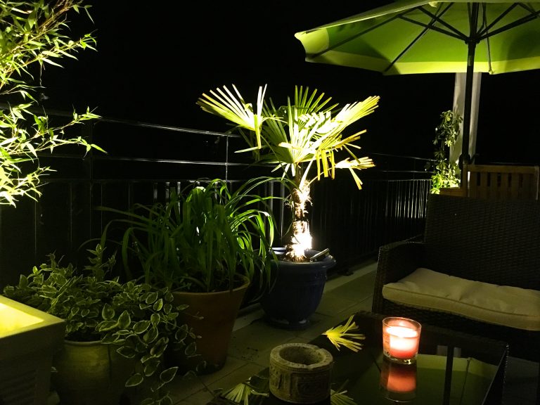 mise en lumière terrasse st jean de luz 64